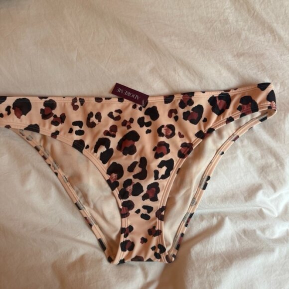 Adore Me Nina Contour Bikini Set XL - Black top & Leopard bottom **NWT** - Picture 7 of 10